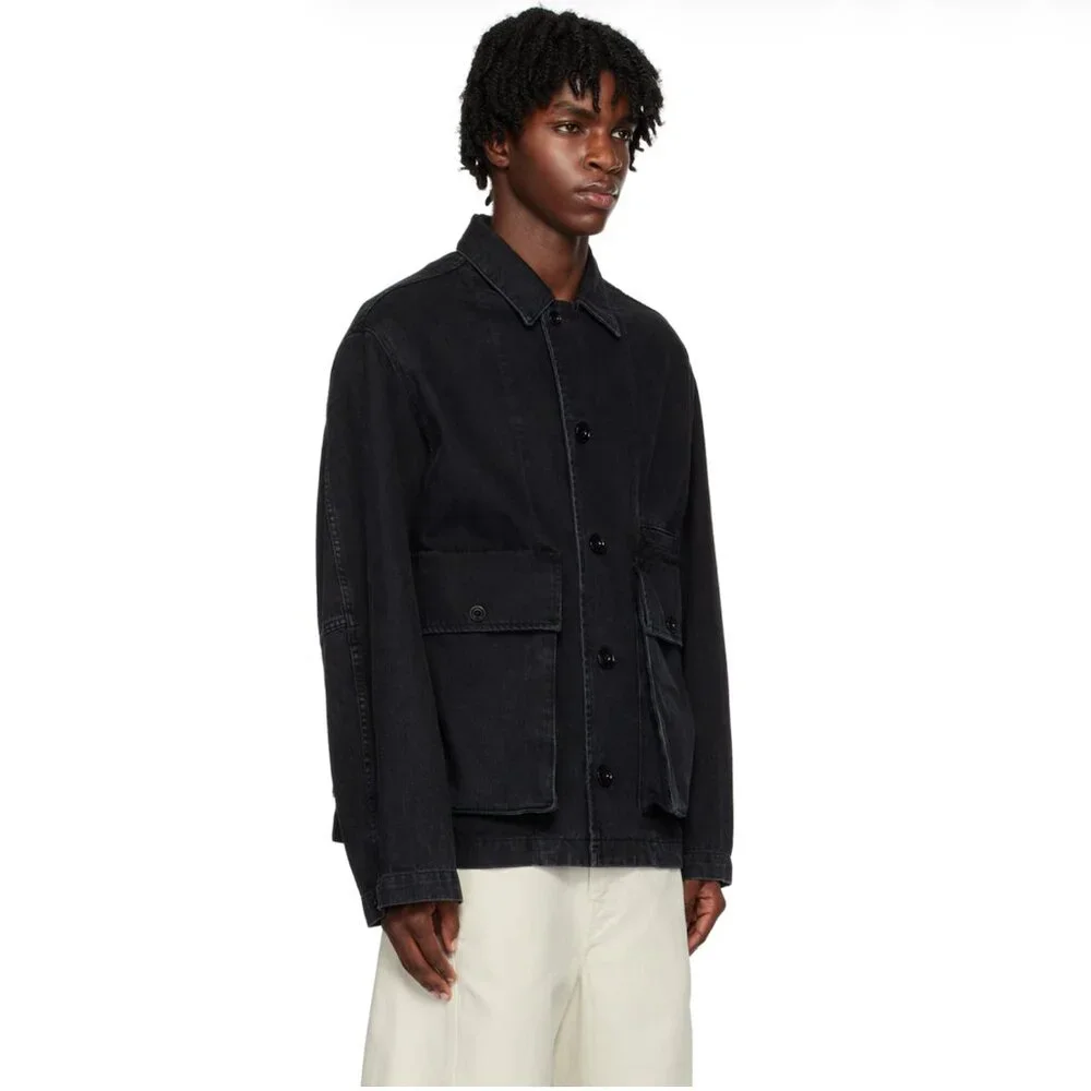 LEMAIRE, Black Boxy Denim Jacket [UNISEX] - Picture 5 of 9